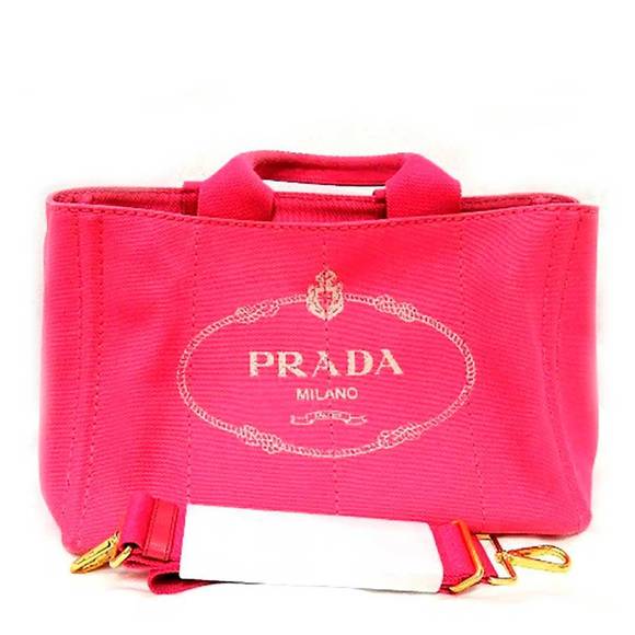 Prada Bag Canapa B Pink Shoulder Fuchsia - Picture 1 of 1